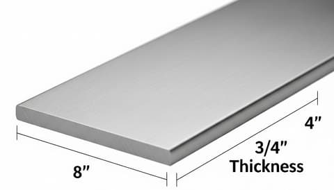 Flat Bar Weight Chart in kg, mm, PDF