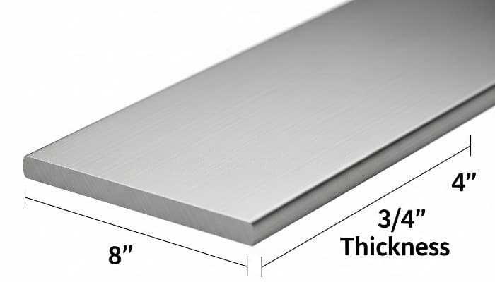 Flat Bar Weight Chart in kg, mm, PDF