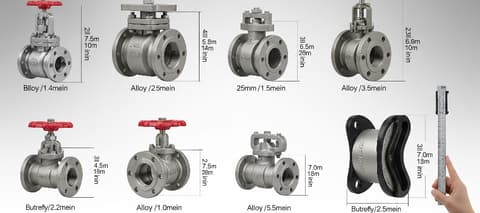 Alloy Valves Weight Chart in kg, mm, PDF 