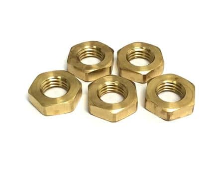 Brass Hex Jam Nuts Brass Hex Jam Nuts