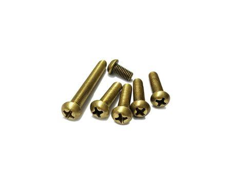 Brass Pan Phillips Screws Brass Pan Phillips Screws