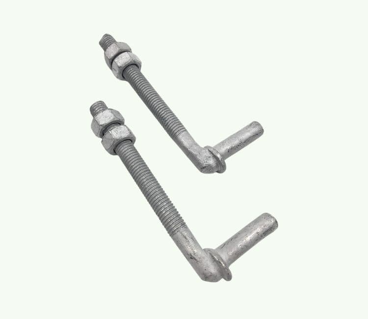 Galvanized J Bolts Galvanized J Bolts