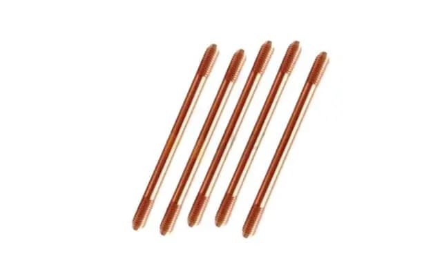 Copper Bonded Earth Rod With Coupler & Driving Head Ieee Standard High Conductivity Copper Grade Grounding Rod Copper Bonded Earth Rod With Coupler & Driving Head Ieee Standard High Conductivity Copper Grade Grounding Rod