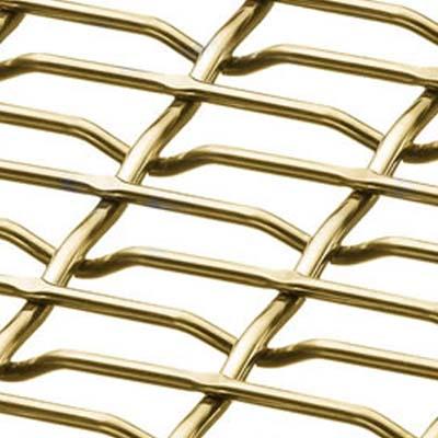 Brass Crimped Wire Mesh Brass Crimped Wire Mesh