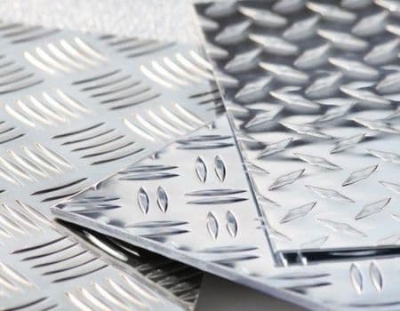 Five Bar Aluminium Chequered Sheet Five Bar Aluminium Chequered Sheet