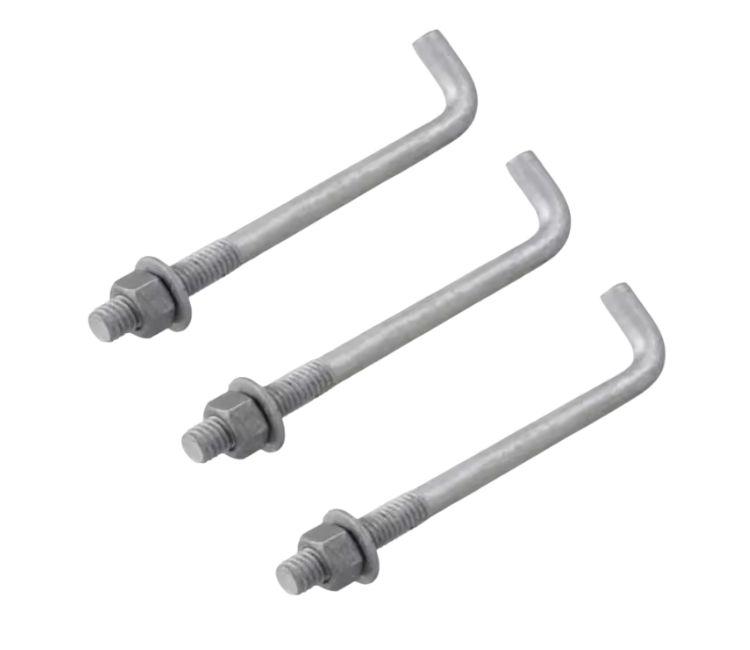 Galvanized L Bolts Galvanized L Bolts