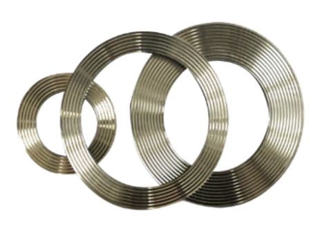Graphite Coated Corrugated Metal Gaskets Graphite Coated Corrugated Metal Gaskets