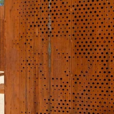 Perforated Corten Plates Perforated Corten Plates