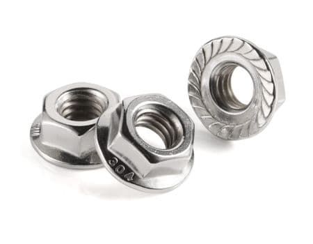 Serrated Flange Lock Nuts Serrated Flange Lock Nuts