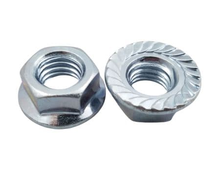 Serrated Hex Flange Nuts Serrated Hex Flange Nuts