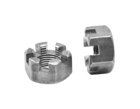 Slotted Hex Jam Nuts Slotted Hex Jam Nuts
