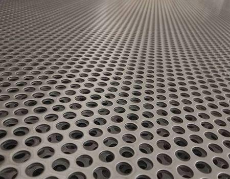 Straight Pitch Round Perforated Sheet Straight Pitch Round Perforated Sheet
