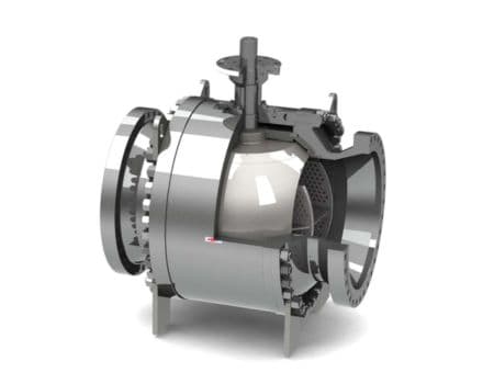 Trunnion Mounted Titanium One Piece Ball Valve Trunnion Mounted Titanium One Piece Ball Valve