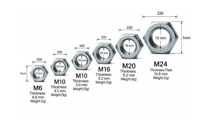 Hex Nuts Weight Chart in kg, mm, pdf – Complete Guide & Download Hex Nuts Weight Chart in kg, mm, pdf – Complete Guide & Download